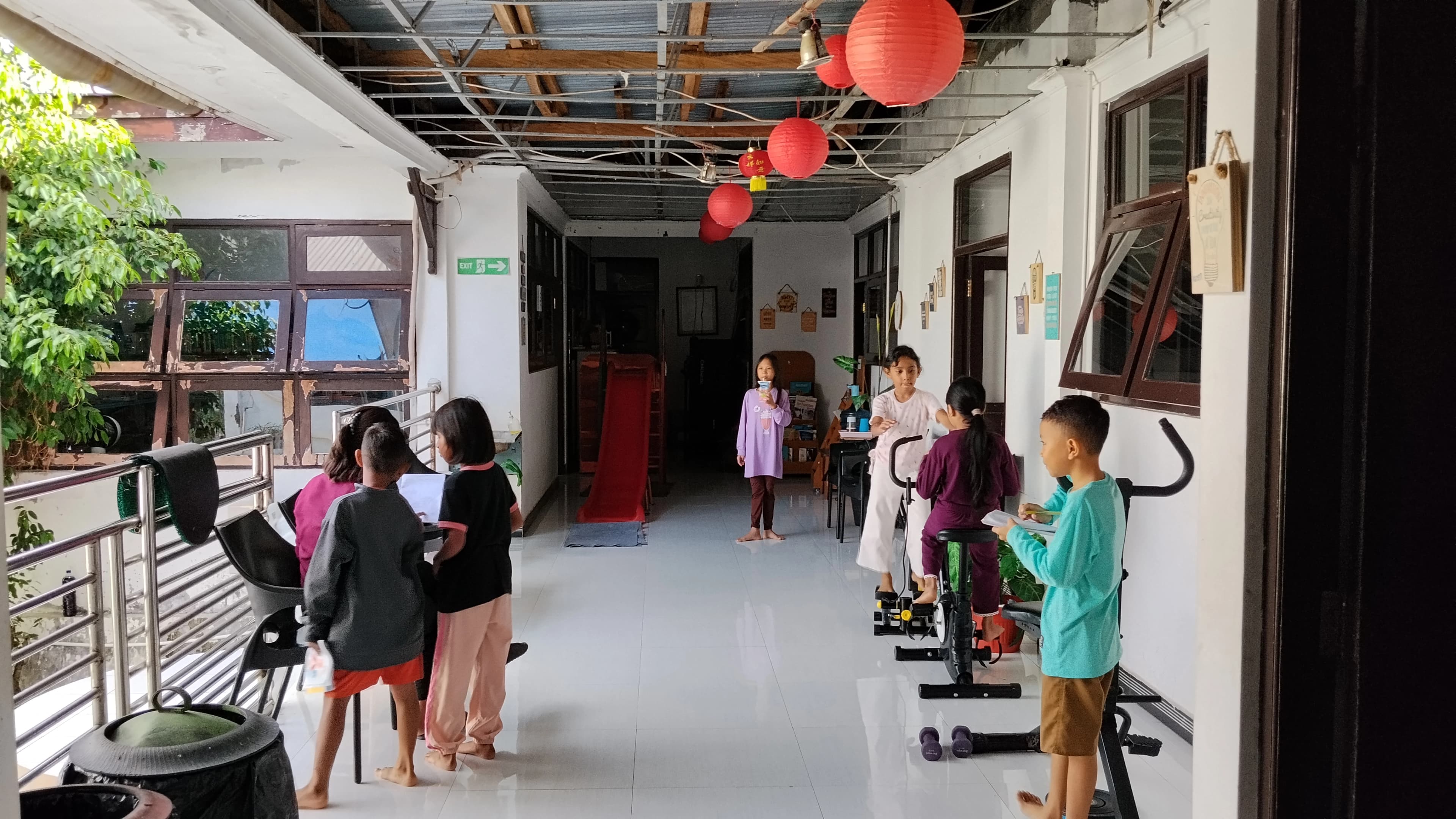 Students at Fortuna Center